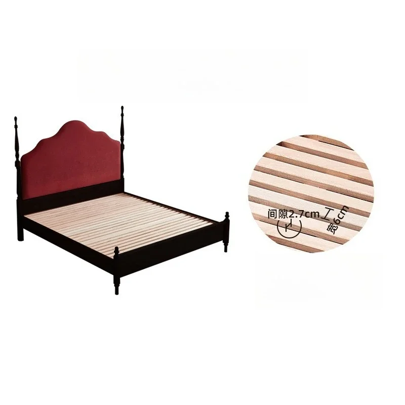 레트로 원목 침대