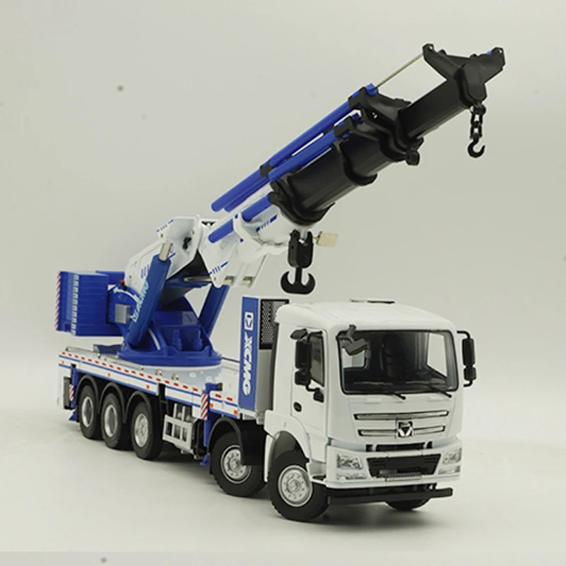 Diecast Alloy 1:35 Scale XCMG SQZ4500 Folding Arm Heavy Crane Cars Model White Adult Toys Classics Souvenir Gifts Static Display