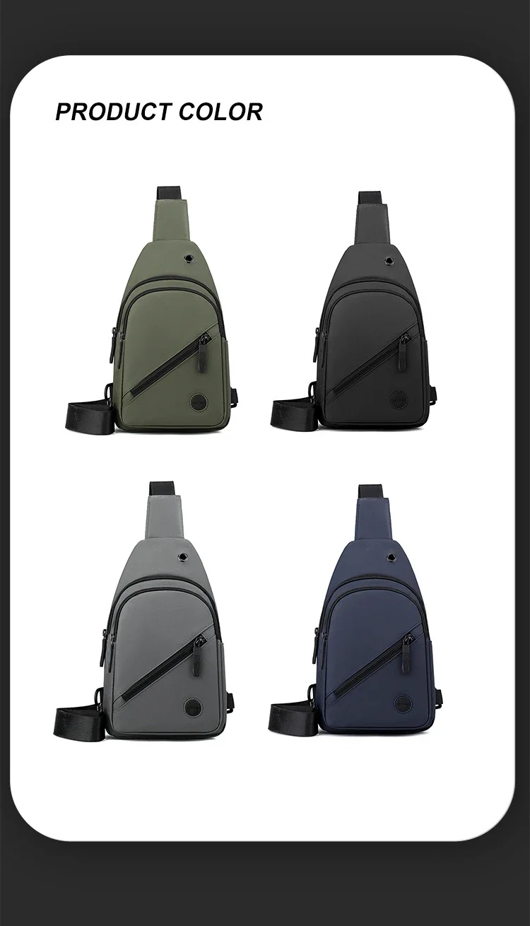 Lightweight Men's Chest Bag Image 11