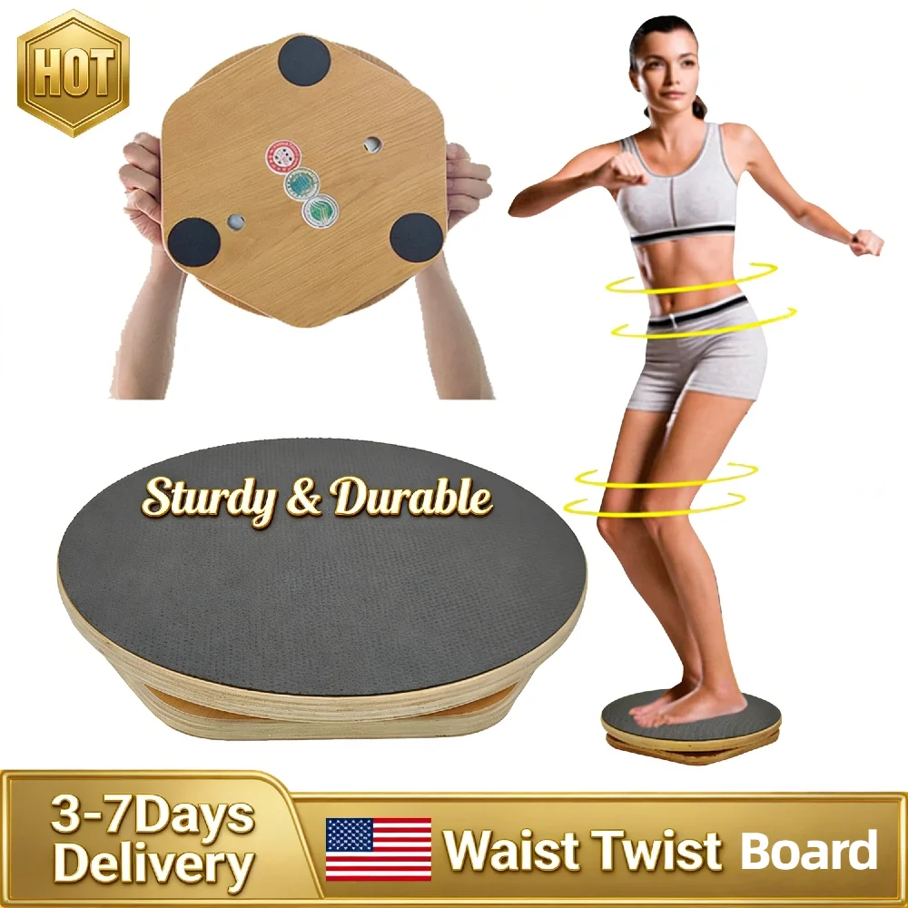 

Heavy Duty Ab Twister Board Non Slip Twisting Waist Machine Hexagonal Design EVA Silicone Pads Stomach Waist Trainer for Full Bo