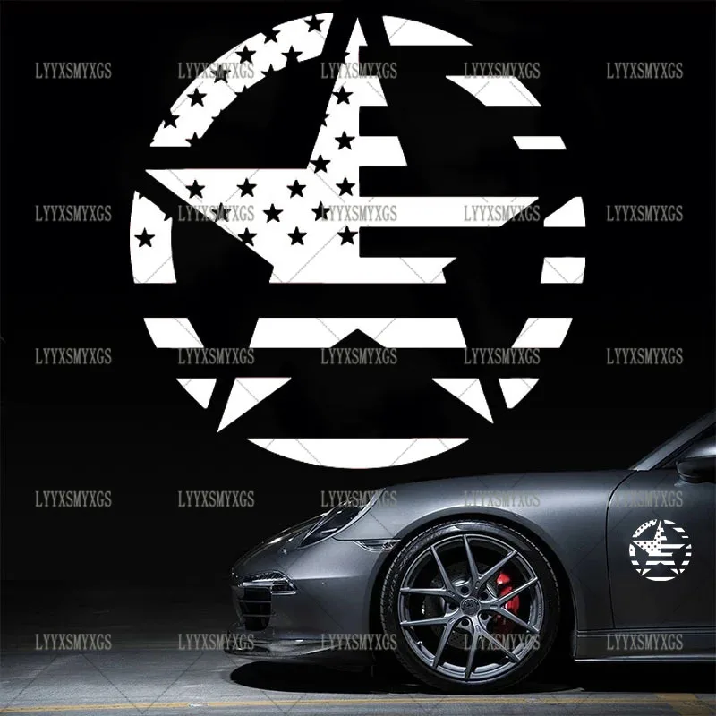 

Self-Adhesive Custom Interesting Five Stars Car Stickers Waterproof Sunscreen Vinyl Decal PVC wholesale Car Accessories