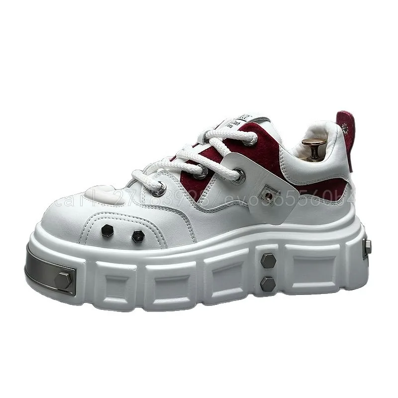 أحذية رجالية للخريف والشتاء أحذية رياضية كاجوال من الجلد للتزلج والمشي لمسافات طويلة في الهواء الطلق أحذية مصممين فاخرة أحذية تنس للجري Zapatos #6