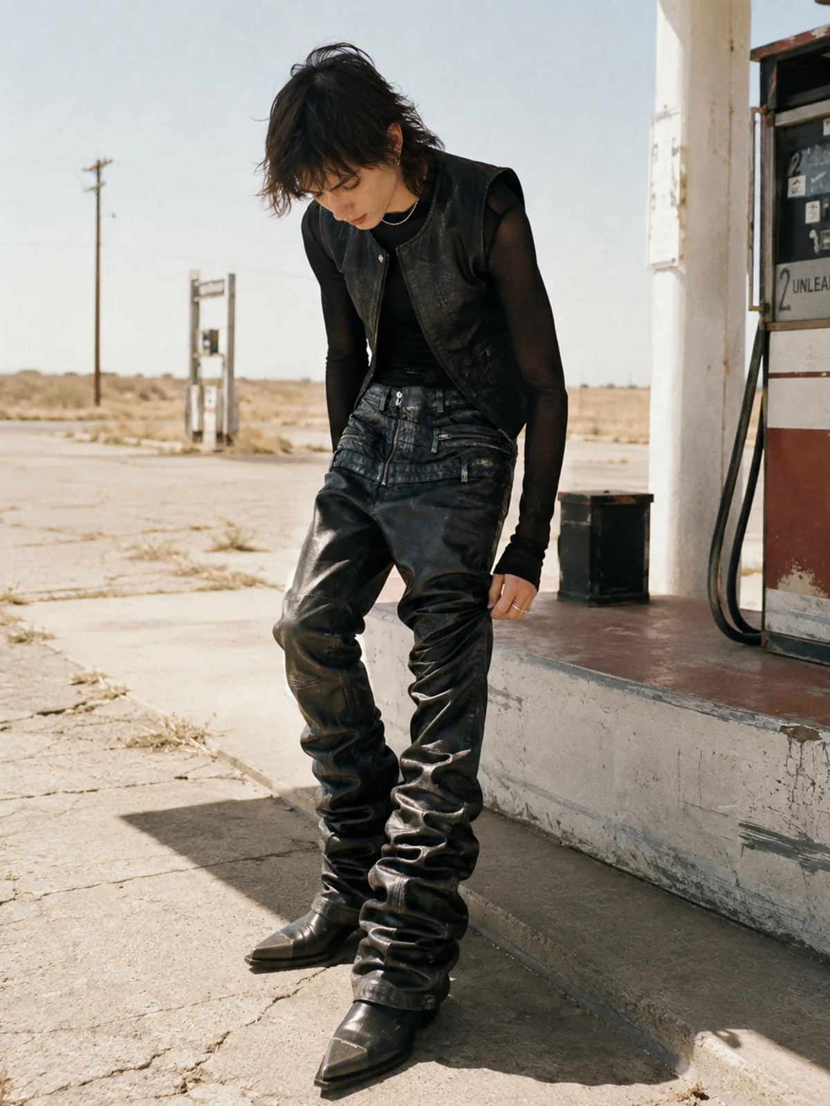 MIJKO Jeans Hand Painted Waxed Jean ZJ179