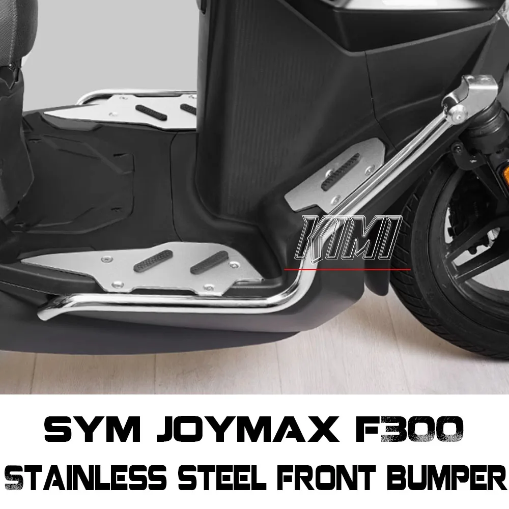 

For SYM JOYMAXF300 JOYMAX F Motorcycle Bumper Stainless Steel Anti-Fall Front Protection Bar Non-Destructive Installation