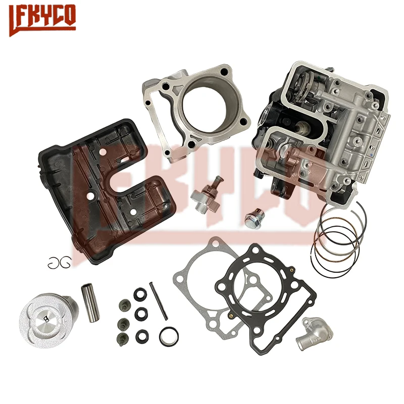 Motorcycle Cylinder Head Assembly Camshaft Kit for Kawasaki KLX250 KLX300 LONCIN CR6 LX300-6A VOGE 300R/RR/GY 300DS 300AC YF300