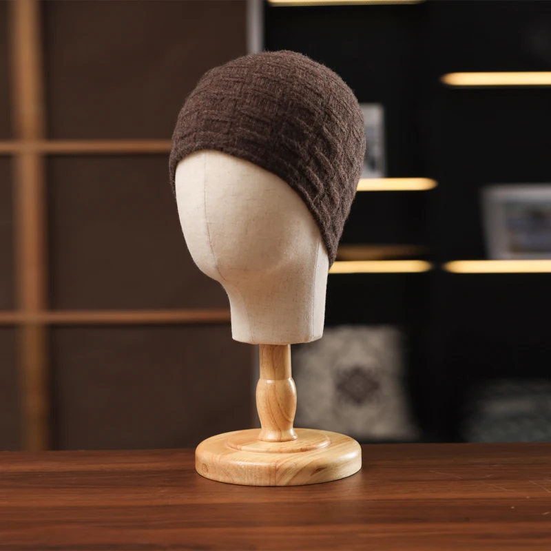 النساء 100% الكشمير الخالص شبكة قبعة متماسكة شتاء دافئ لينة أنيق تنوعا محكم خفيفة الوزن الطقس البارد التبعي #4