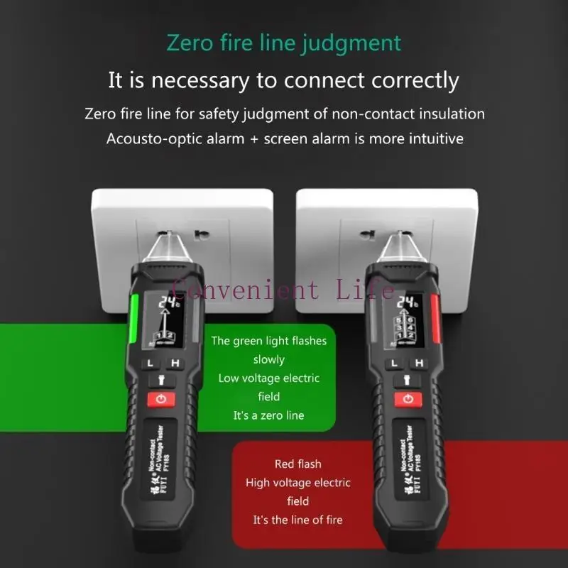 

L1EE Electric Tester Pen Electroprobe Partition Wall Tester Detector Pen Tool