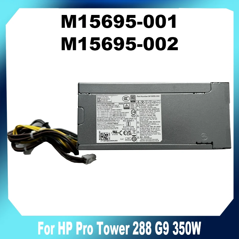M15695-001 M15695-002 D20-350P1A 350W Desktop Power Supply PSU Replacement For HP ProDesk 288 G9 Small Form Factor PC
