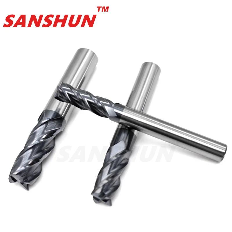 Milling HRC50 4 blade Cutter Alloy Coating Tungsten Steel Tool cnc maching EndMill  top milling cutter kit milling machine tools