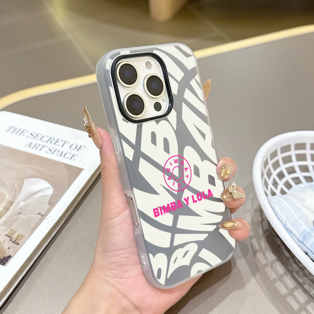 INS Spain Letter Popular Silicone Matte Candy Color 2 in 1 Phone Case for iPhone 17 Air 16e 16 15 14 13 Plus 12 11 Pro X XR Max - náhled 4