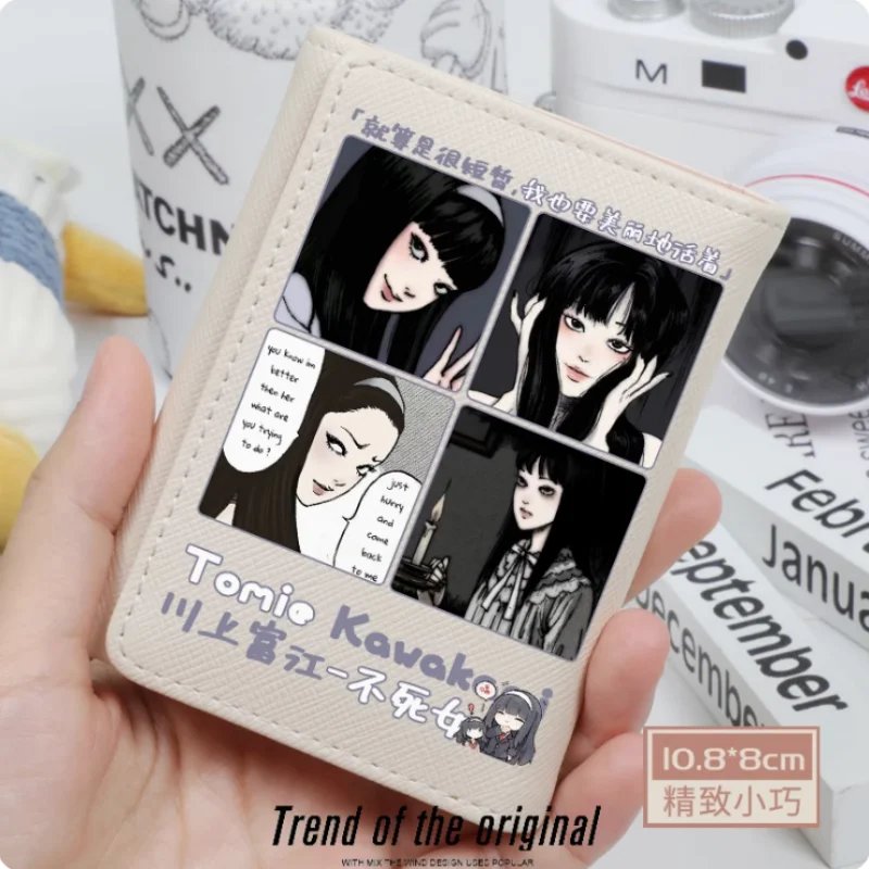 

Anime Tomie Kawakami Wallet Women's Fold Bag Multi Card Large Capacity Fashion Wallet Gift