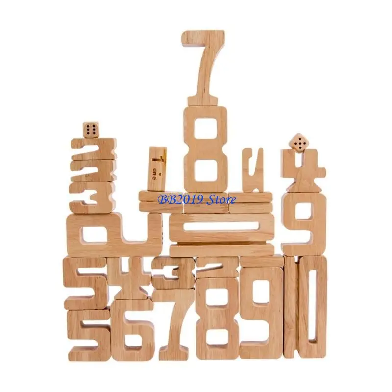 Wooden Number Balancing Stacker product image