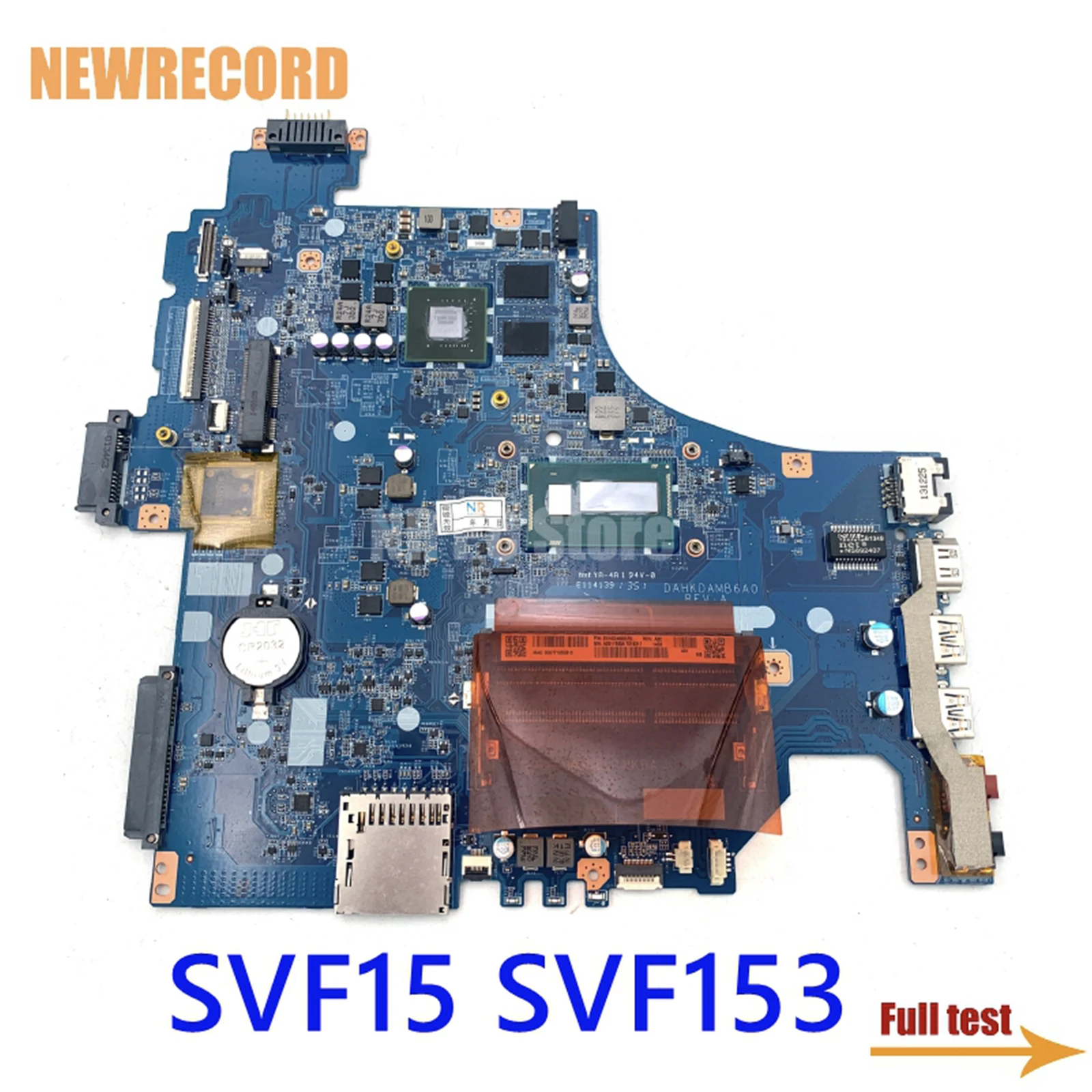 

For Sony SVF153 Laptop Motherboard DAHKDAMB6A0 A2011590A SR16Z With i3 i5 I7 CPU GT740M GPU Main Board Full Test