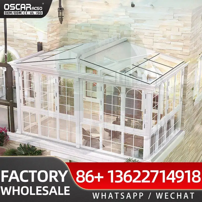 Window Glass Design for Indoor Outdoor Backyard with Factory Price Ideal Glass & Premium Crystal in Greenhouses sunroom