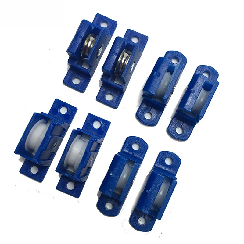 

10PCS Aluminum Alloy Diamond Mesh Sliding Plate Screen Window Accessories Groove Copper Wheel Plastic Steel Sand Window Pulley