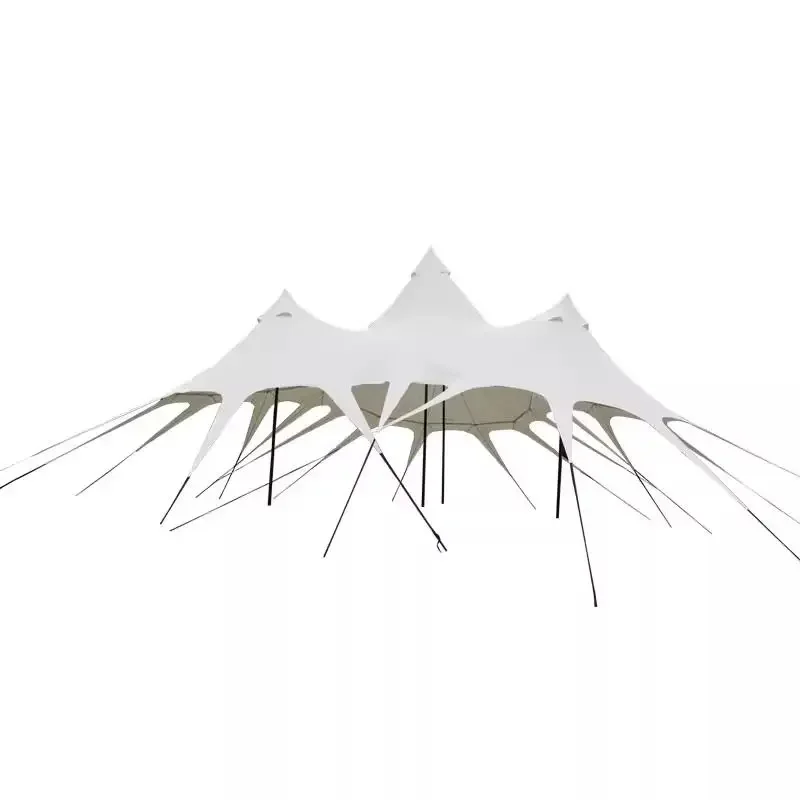 Super large size Wanzhongshan camp outdoor scenic spot camping tent sun protection giant awning