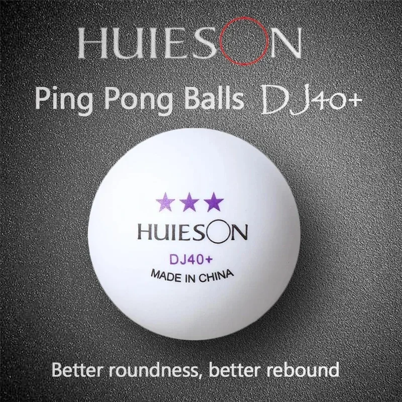 Huieson bola Ping Pong tenis meja, DJ, 40 + ABS, bola tenis meja baru, 100, 50, 30, 15 pak