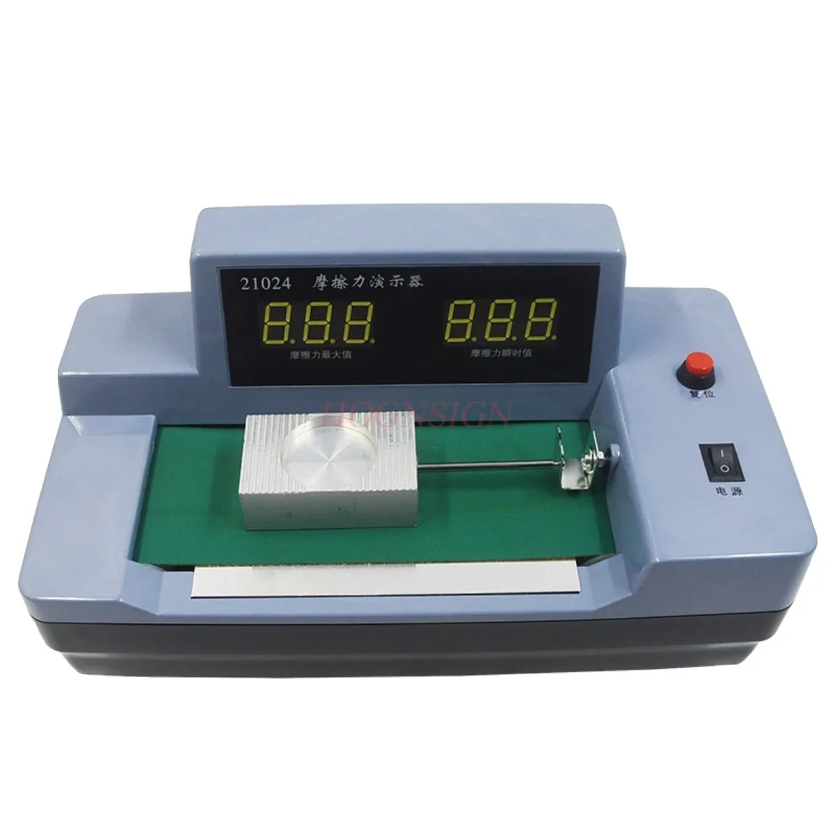 Physical Mechanics Experimental Teaching Instrument Friction Demonstrator, Digital Display Screen,