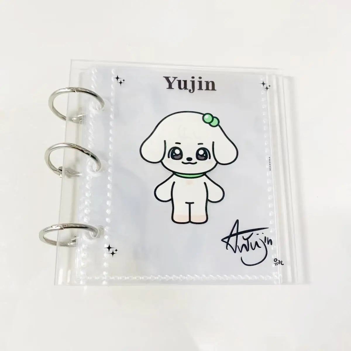 ألبوم بطاقات على شكل حيوانات كرتونية ألبوم صور مجموعة صور المعبود تخزين بطاقات صغيرة ألبوم بطاقات إبداعية من الأكريليك Wonyoung Yujin Rei Gaeul Leeseo Liz Kpop