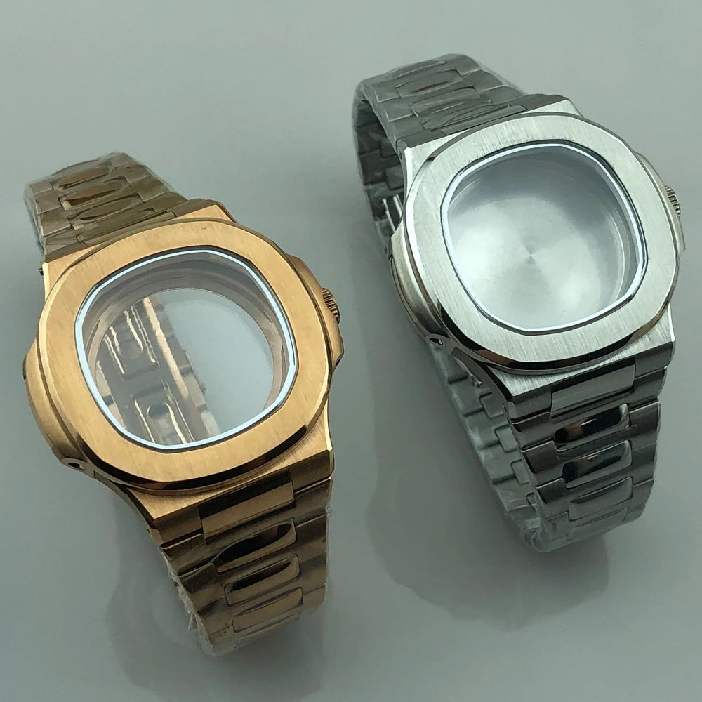 Cassa in vetro zaffiro da 42 mm adatta al movimento NH35/NH36 Miyota8205/8215/821A ETA2836/2824