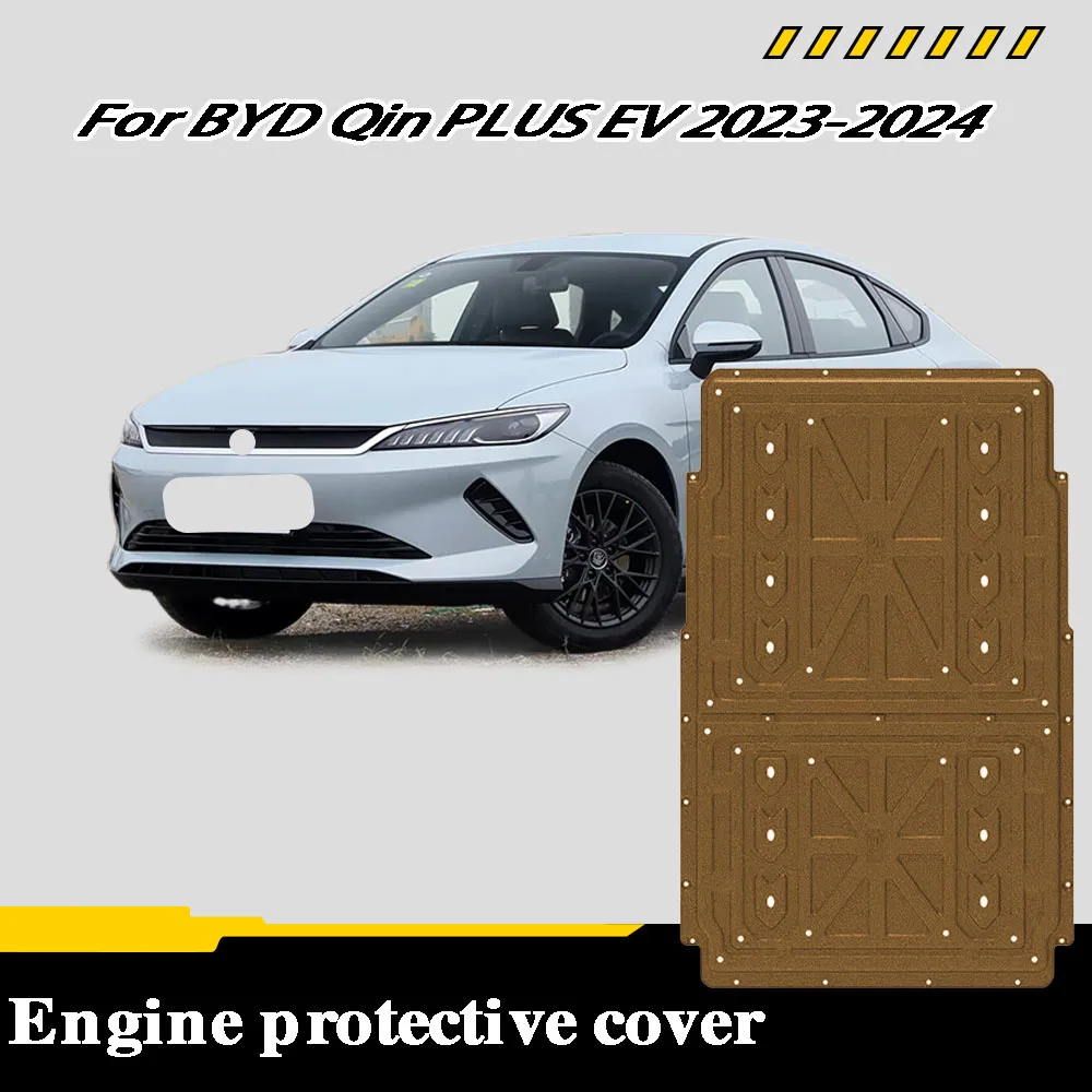 

For BYD Qin PLUS EV 2023-2024 510KM Protective Plate For Engine Water Tank Gearbox Chassis Guard Board Protection Plate