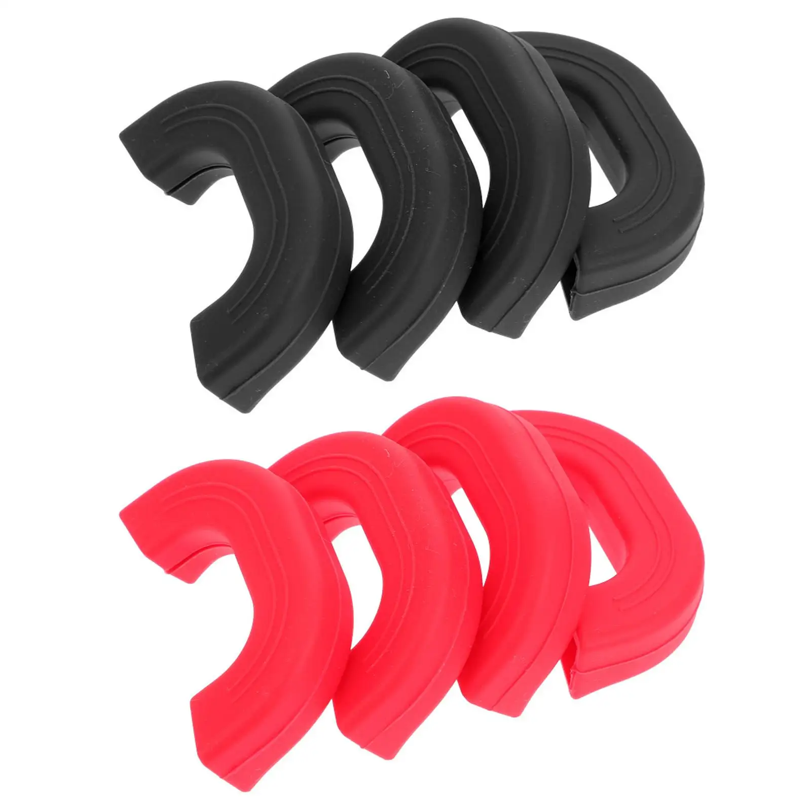 Silicone Potholders para Filiadeiras Placa, Suporte, Hot Pot Handle, Anti Slip Handle, Potholders, Panelas, 4 Pcs