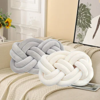 Soft Knotted Decorative Knot Pillow 1