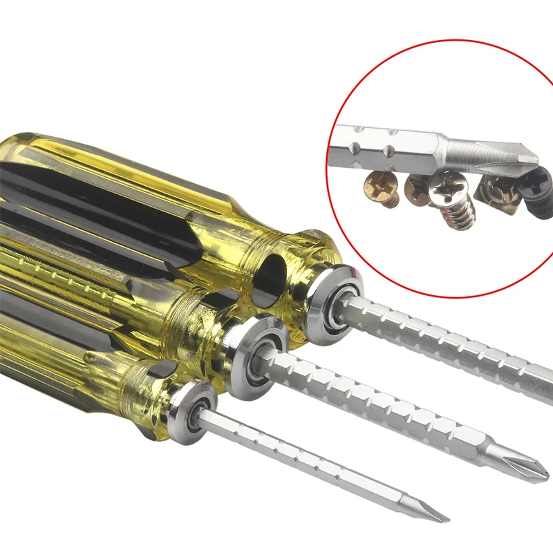 

Multi functional cross screwdriver straight screwdriver set telescopic dual-use screwdriver household screwdriver repair tool