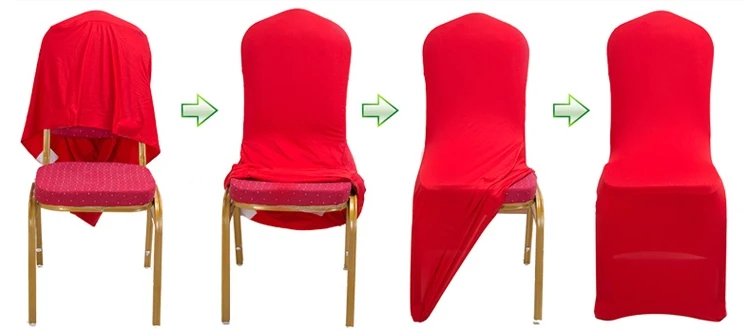 Spandex Chair Covers Stretch For Wedding Decoration Elastic Dining Room Banquet Hotel Birthday Party Cheap And Fine