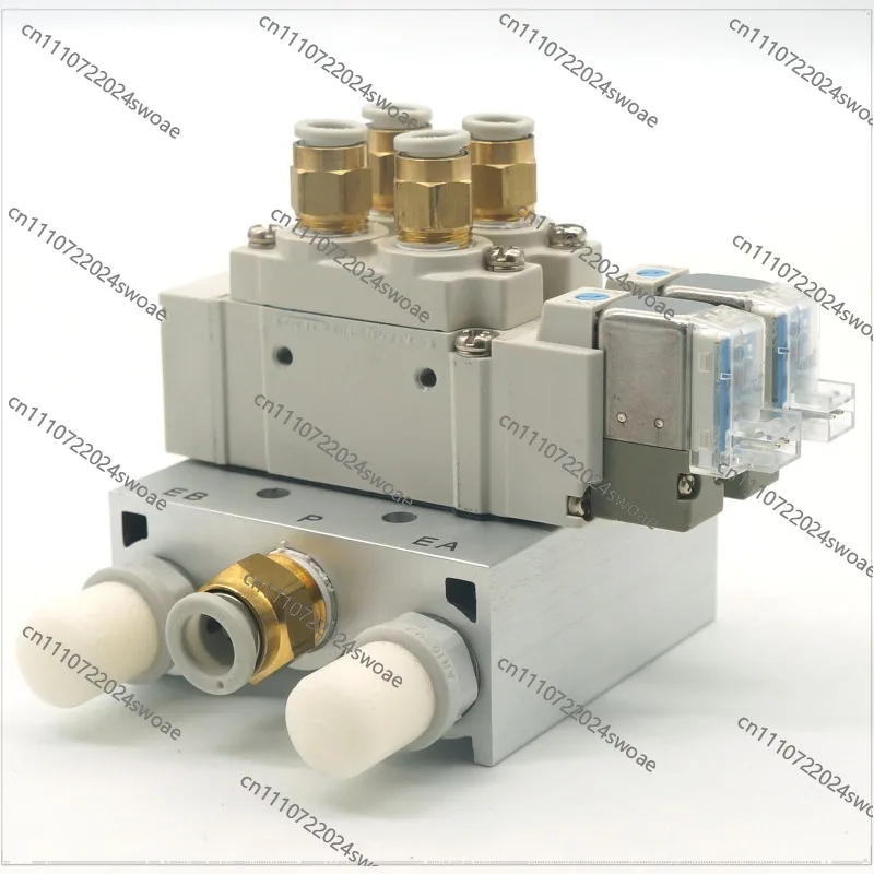 Solenoid Valve Valve Manifold SY5120 SY3120 SY7120-5LZD-01 Two Position Five Way 24V Assembled Valve Terminal
