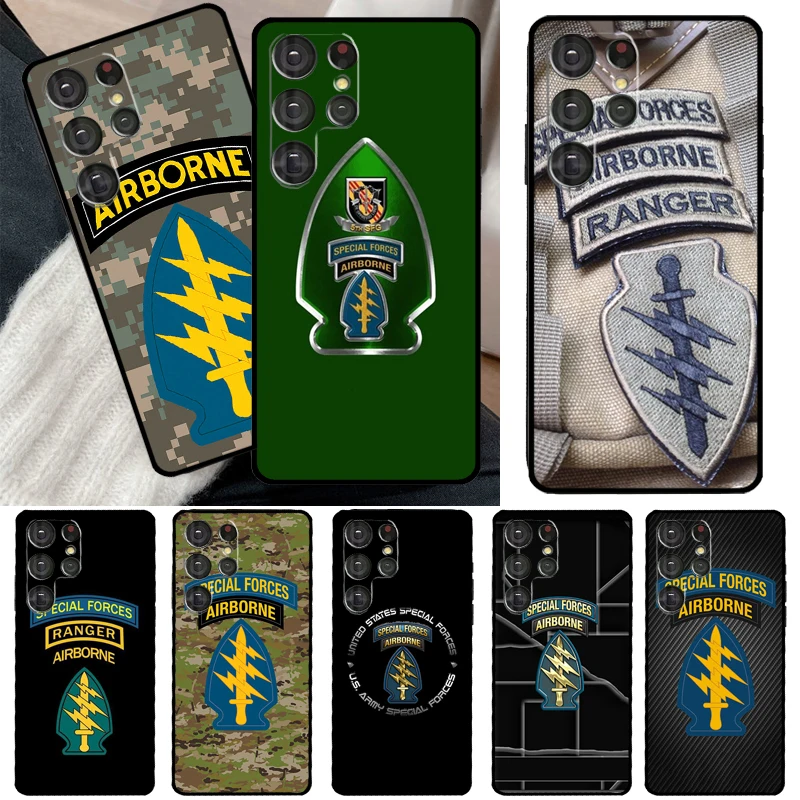 Special Forces Airborne Phone Case For Samsung Galaxy S23 S20 FE S21 FE S22 Ultra Note20 Note10 S8 S9 S10 Plus Cover