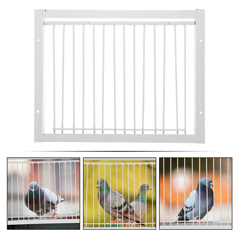 

2pcs Pigeon Cage Door 40x26cm Durable Iron Easy Install Bird Door Indoor Outdoor pigeon birds bird cage door