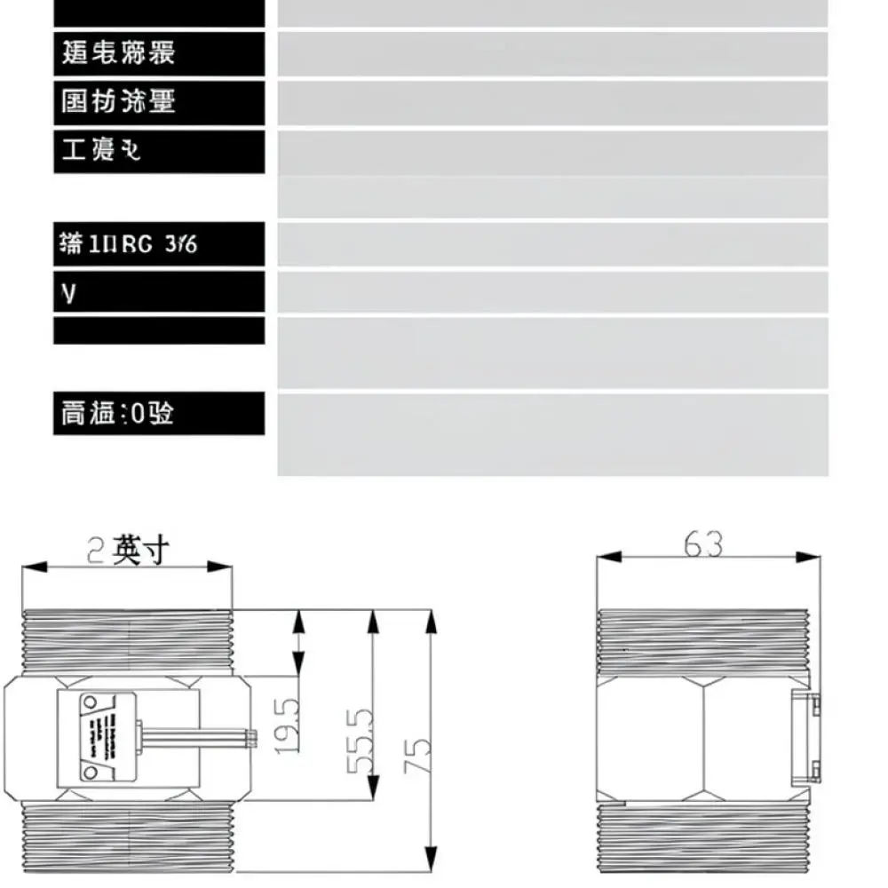 Stainless Steel Hall Flow Sensor Meter For Dijiang Heater Dispenser Industrial Chemical Liquid Control System Pulse