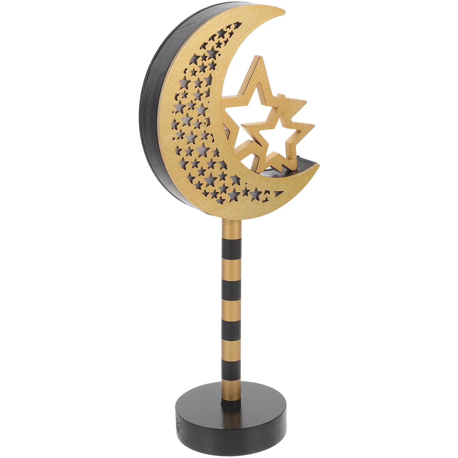 

Ramadan LED Lamp Eid Mubarak Wooden Light for Tabletop Decorative Room Living Room Cafe Restaurant Night Light Decoration