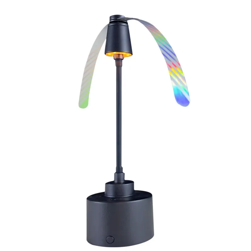 

Portable rechargeable mosquito repellent fan light hanging camping light desktop fly rotating table lamp