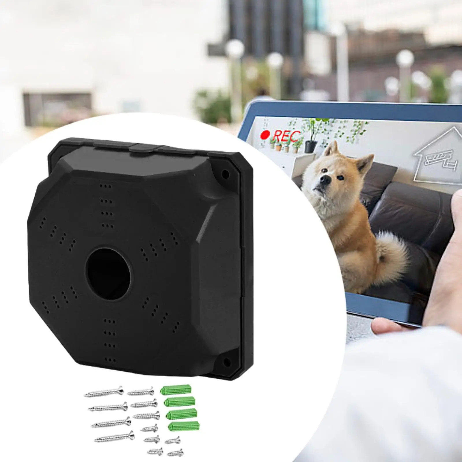 Dome Camera Junction Box Easy Installation Accessories Dome Camera Mount Box Camera Mounting Box for Indoor Home Security Camera