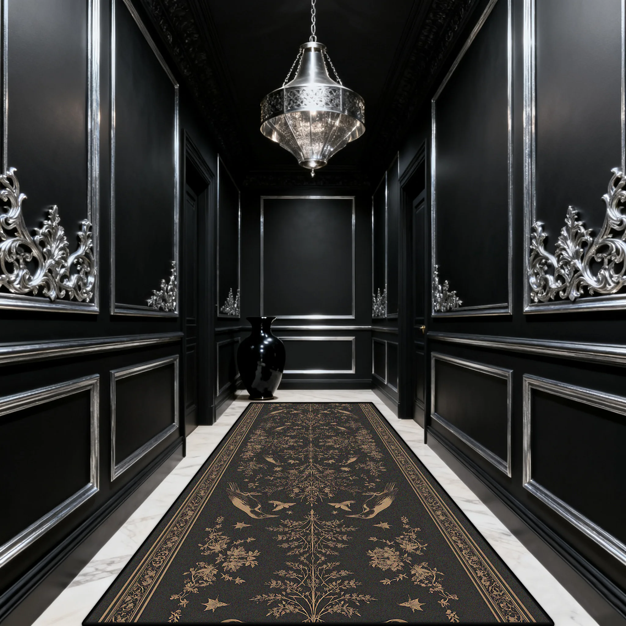 Luxus Europäischen Lange Korridor Teppich Hotel Lobby Durchgang Läufer Waschbar Raum Dekoration Fußmatten Treppe Flur Teppiche
