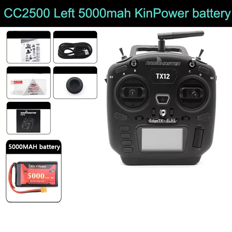 RadioMaster TX12 MK II ELRS/CC2500 Radio Transmitter TBS CROSSFIRE
