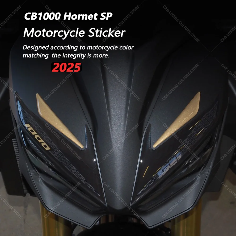 

For CB1000 Hornet SP 2025 Motorcycle Accessories 3D Gel Front Mouth on Both Sides Protector Decal Epoxy Resin Waterproof Sticker