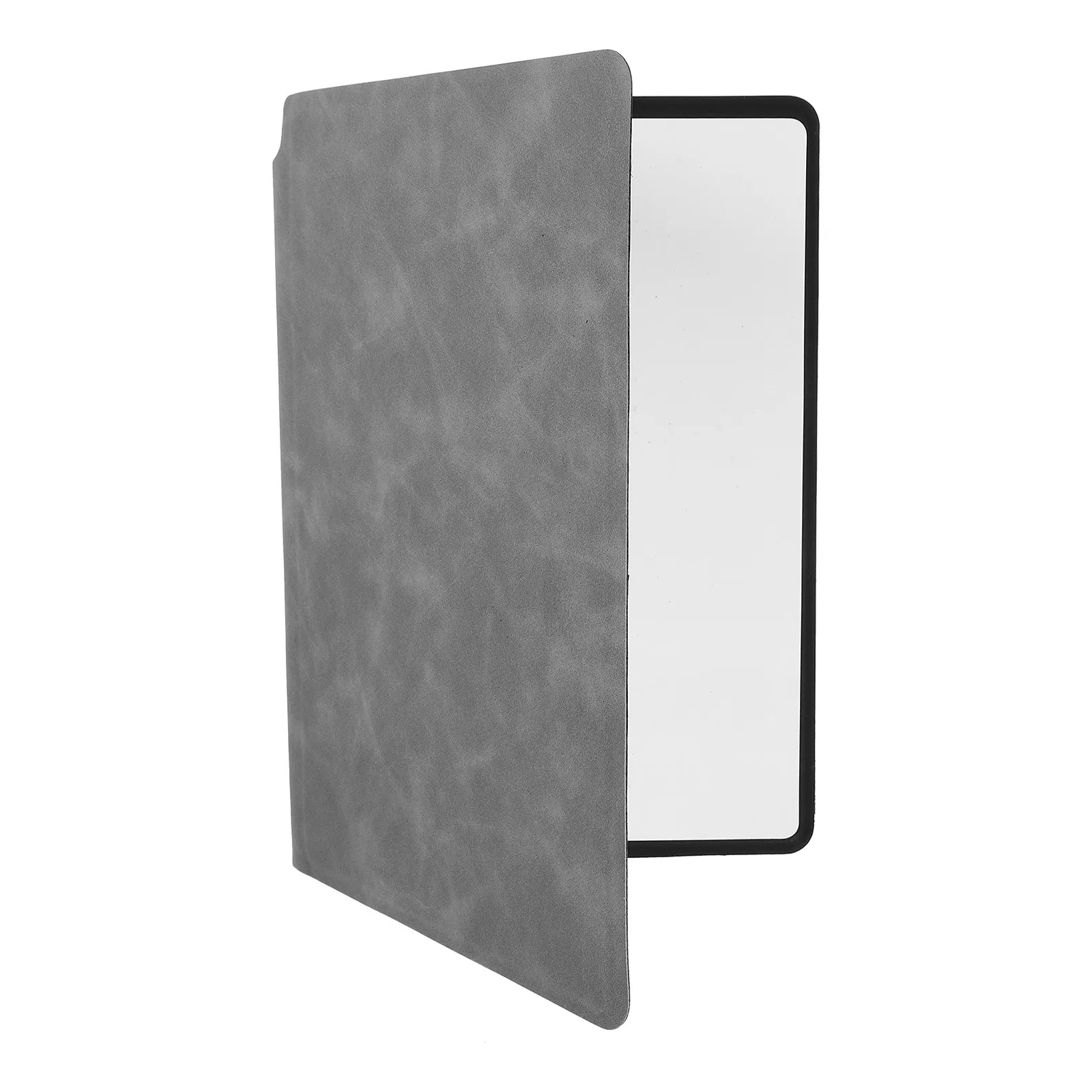 Portable A5 Whiteboard Notebook Erasable Dry Erase Surface Flat Bottom Board Pen Holder for on The Go Note Taking Office
