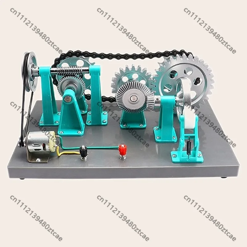 Mechanical Gear Transmission Model STEM Educational Assembly Learning Toy Gearbox Exploration Kit