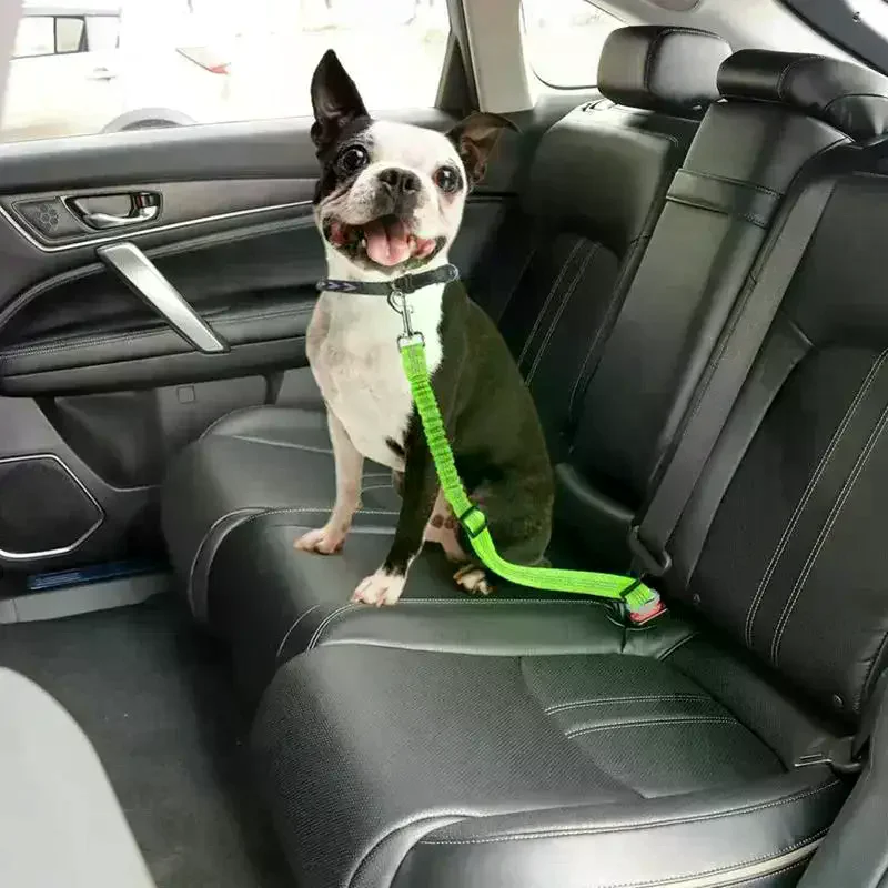 Top Grade Pet Car Safety Belt For Dogs Cats Reflective Line Adjustable Length Suitable For Any Dog Traction Collar Secure