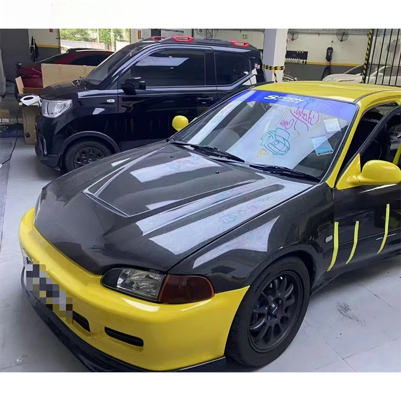 OEM Style Carbon Fiber Fender Kit 1991-1995  for Honda Civic EG Body Parts view 6
