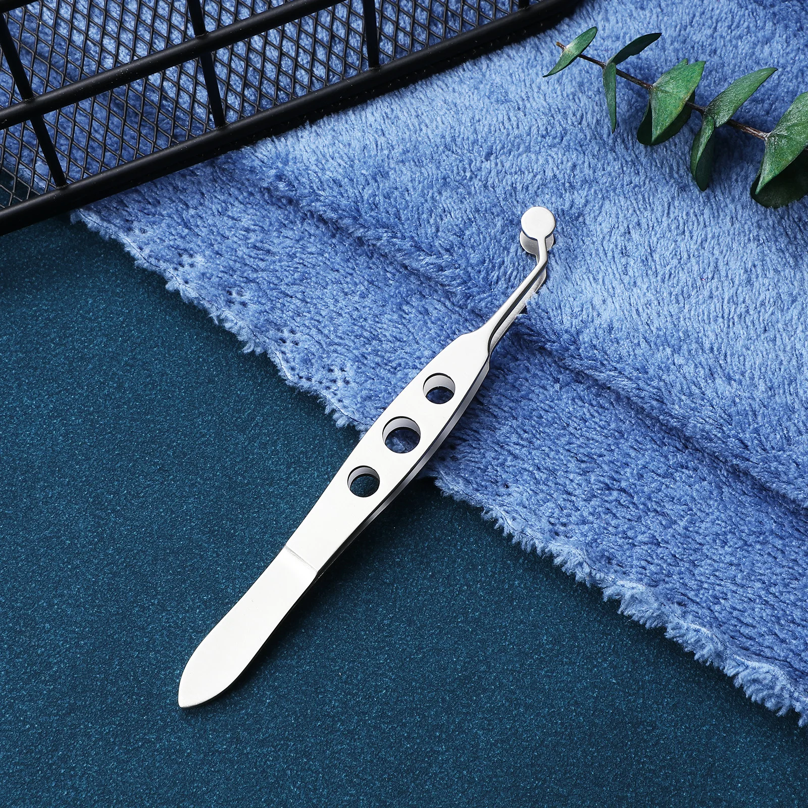 

Meibomian Gland Massage Tweezers Eyelid Forceps Stye Remover Stainless Steel Bag Eye Tools Lash Precision Design Durability