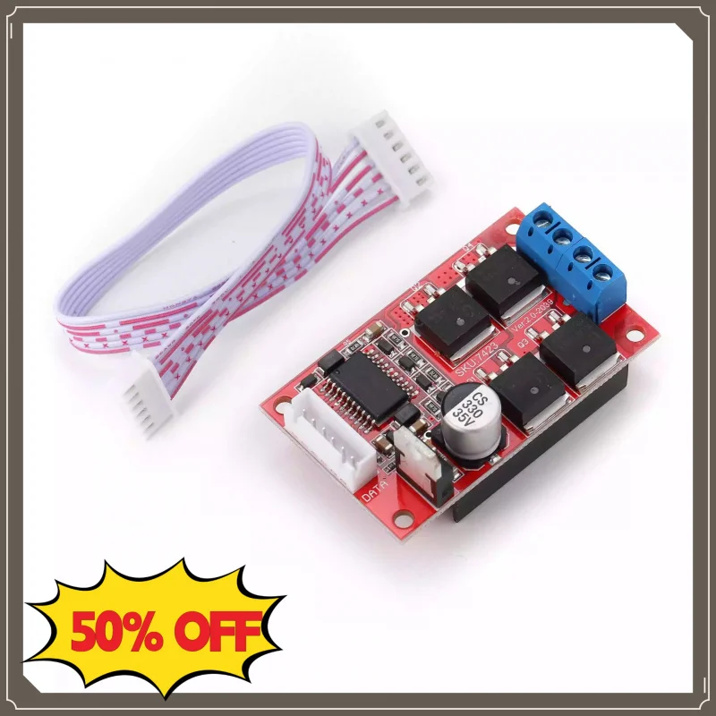 12V24V36V Wide Voltage Drive Controller 450W DC Motor Module Support PWM Variable-speed forward and reverse brakes