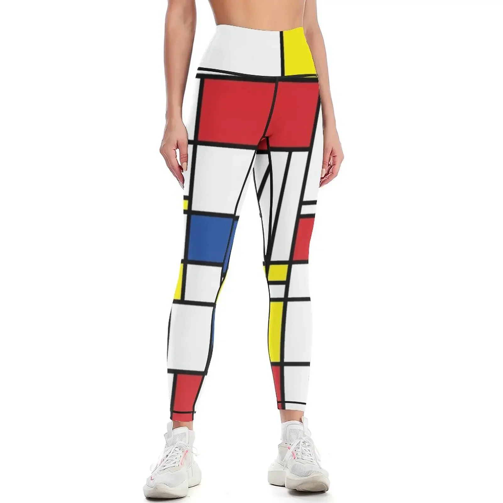 

Mondrian Minimalist De Stijl Modern Art  fatfatin Leggings sports tennis for Women sportwear Fitness woman Womens Leggings