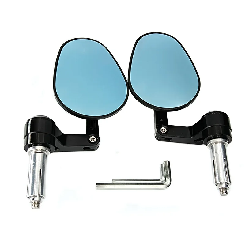 

Pair 7/8''22mm Bar End Mirror Motorcycle Dirt Bike Handlebar Mirrors Rearview Cafe Racer Bobber Old School Touring