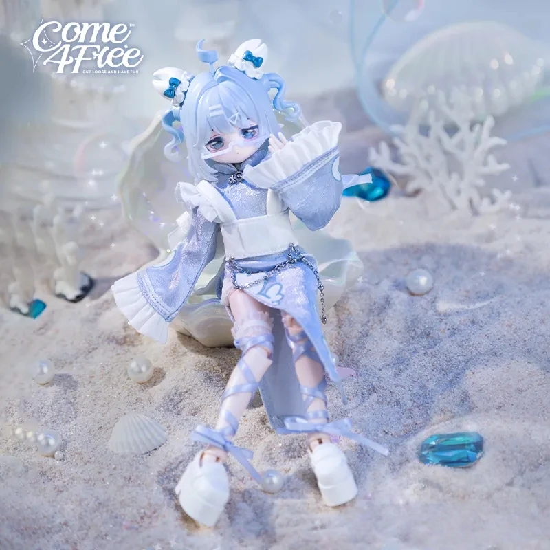 

Серия Minty Ocean Gem, слепая коробка-милые кавайные аниме-фигурки, модель куклы, модная подарочная игрушка для коллекционеров