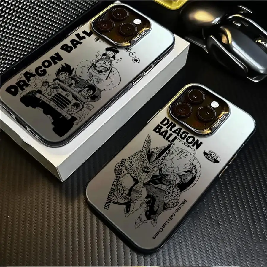 

Phone Case for iPhone 11 12 13 Pro Max 16e 17 Air 14 15 16 Plus Soft Cover Dragon Ball Goku Travel