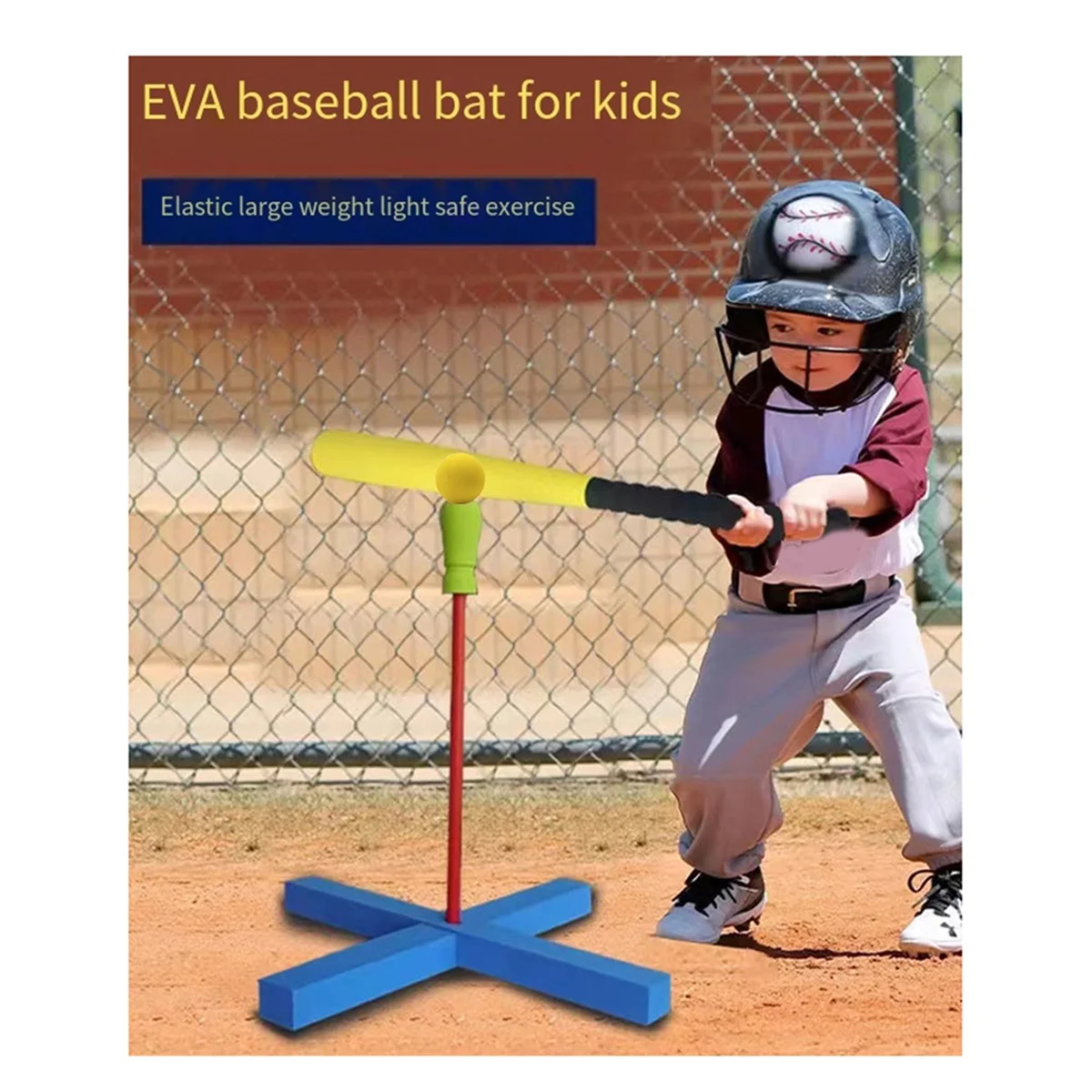 Baseball Bat Ball Set 64cm Funny Games Kids Bat for Adults Kids Light Baseball Bat with Training Ball Yellow